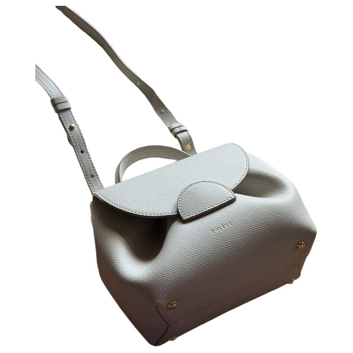 Numéro un nano leather crossbody bag