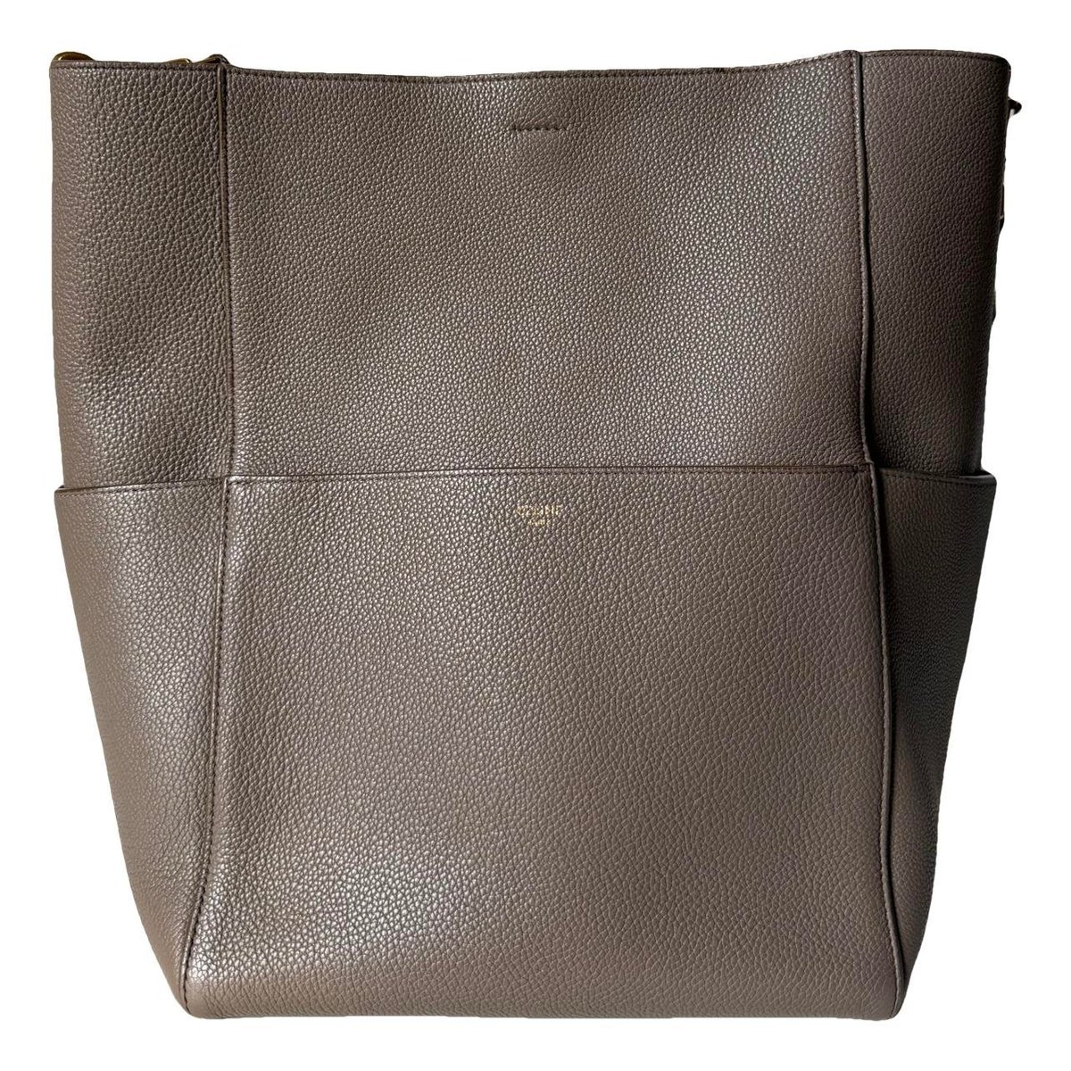Seau Sangle leather tote