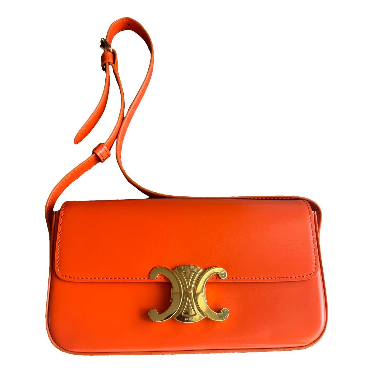 Triomphe leather handbag