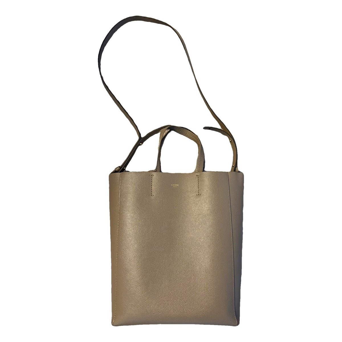 Cabas leather handbag