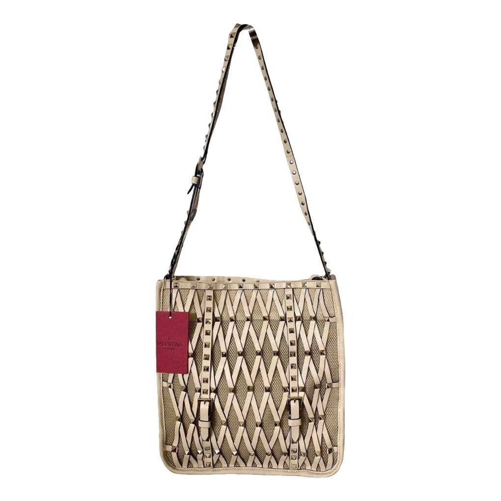 Rockstud leather handbag