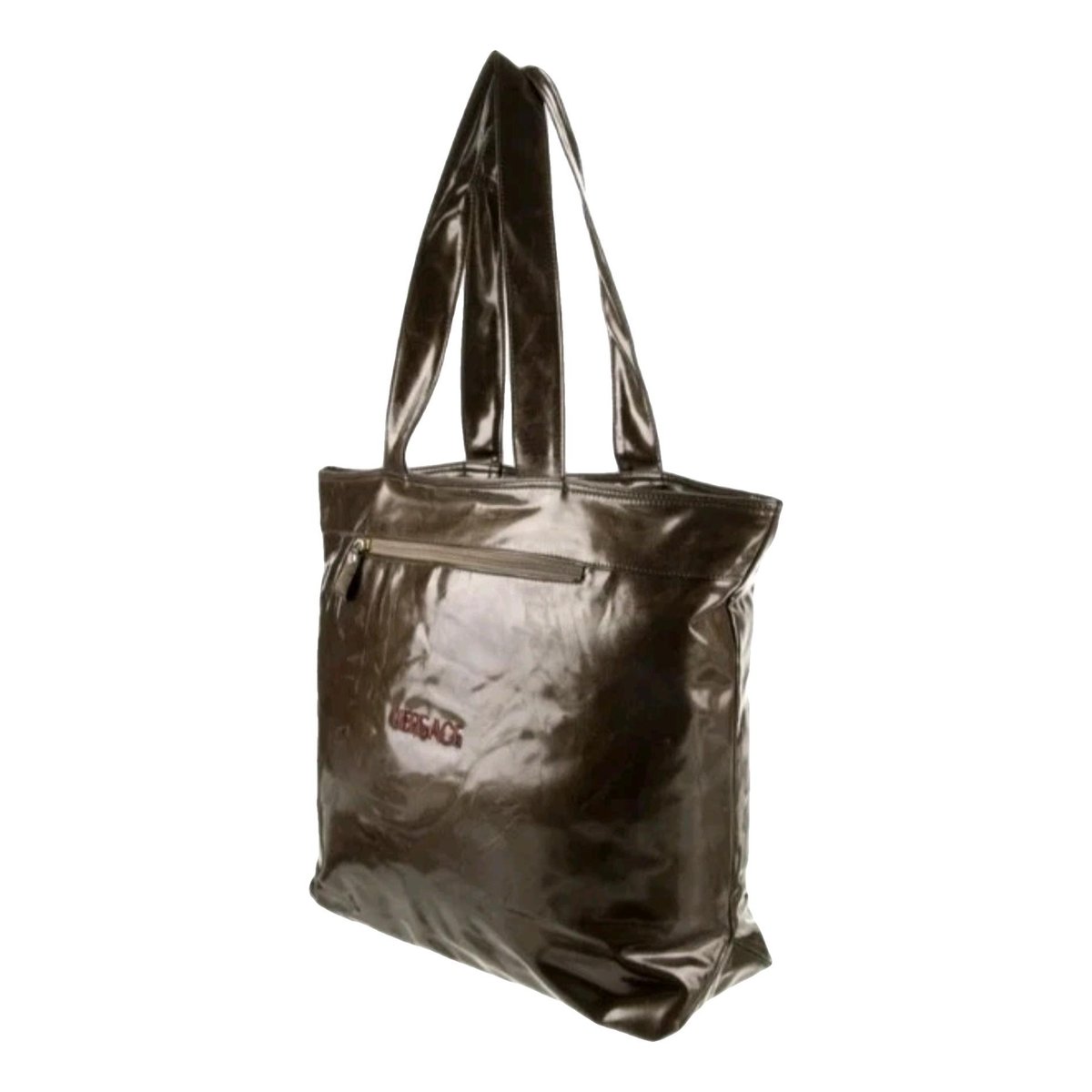 Patent leather tote