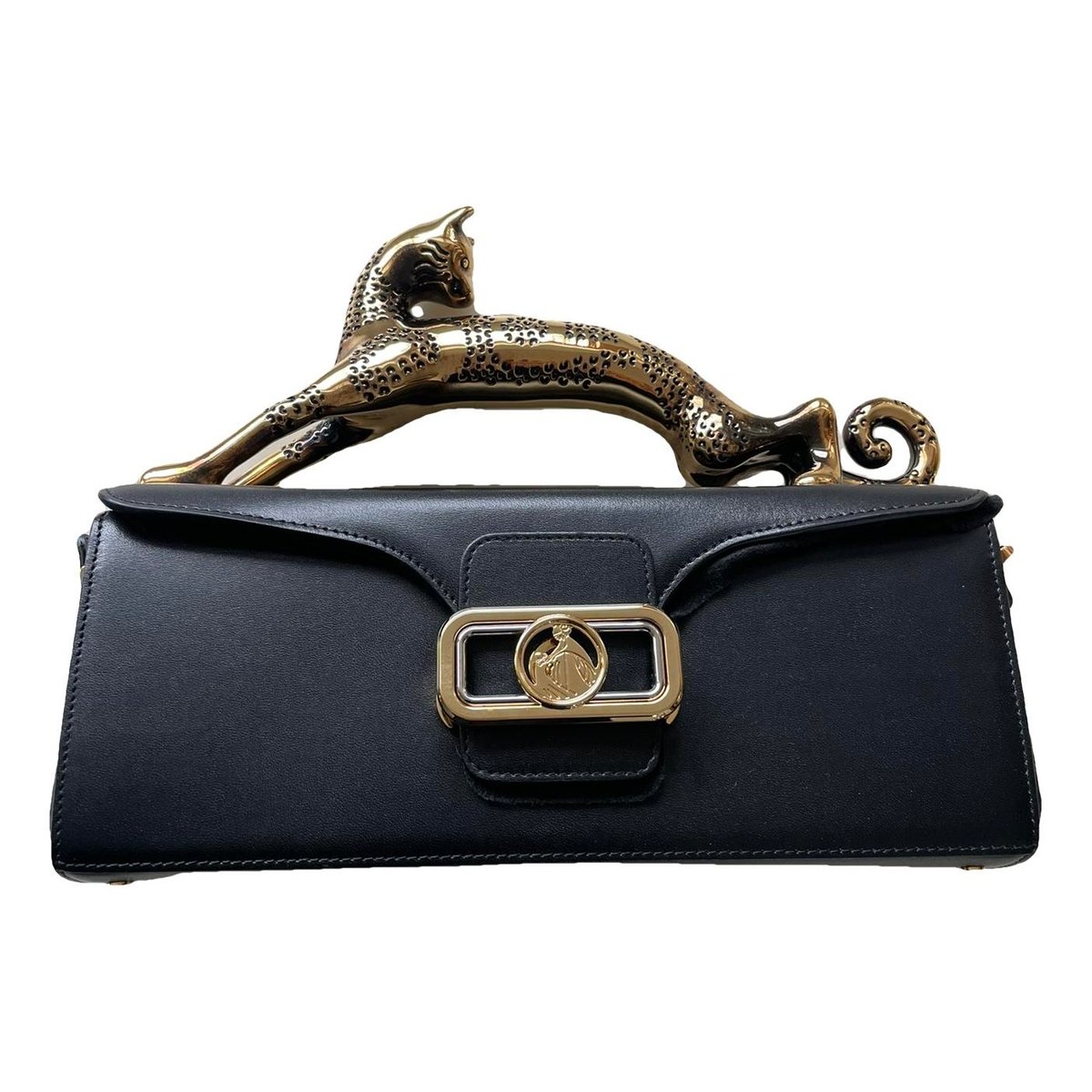 Pencil Chat leather handbag