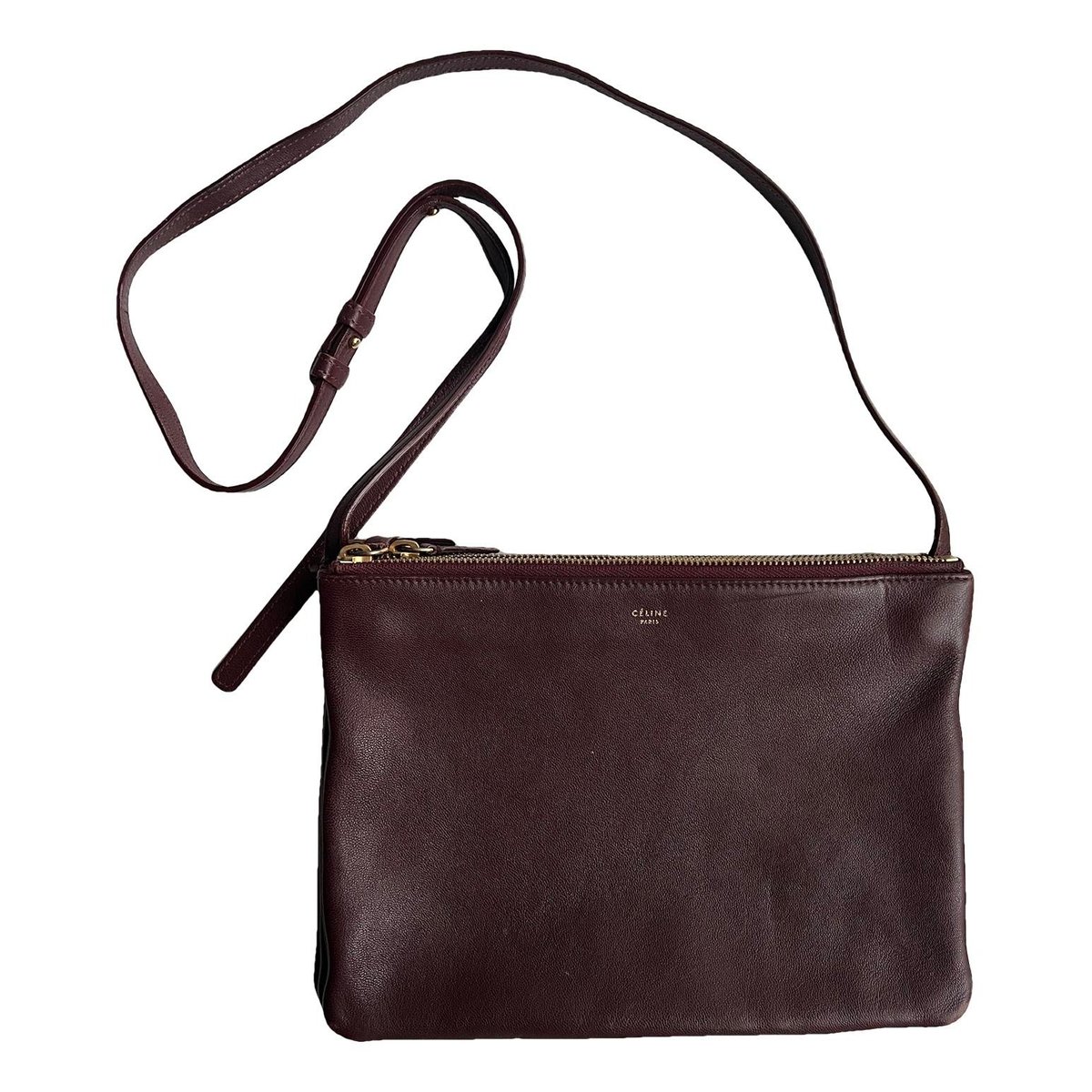 Trio leather crossbody bag