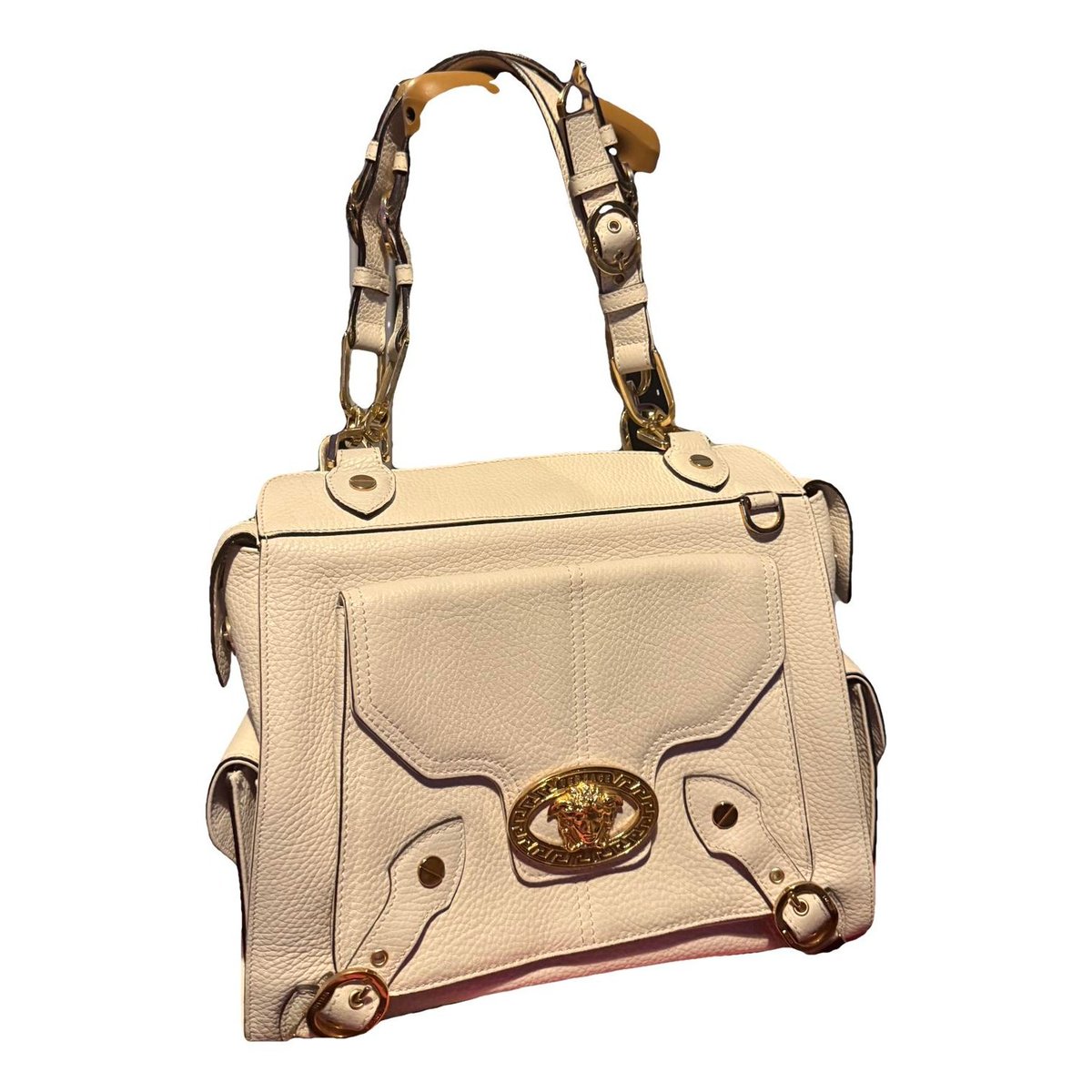 La Medusa leather handbag