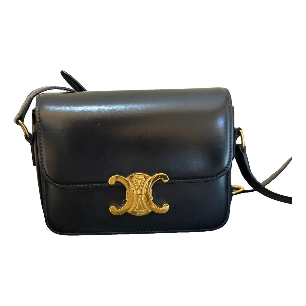 Triomphe leather handbag
