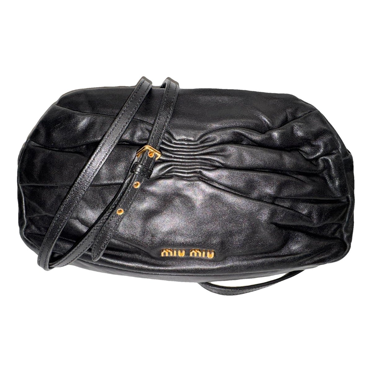 Matelassé leather handbag
