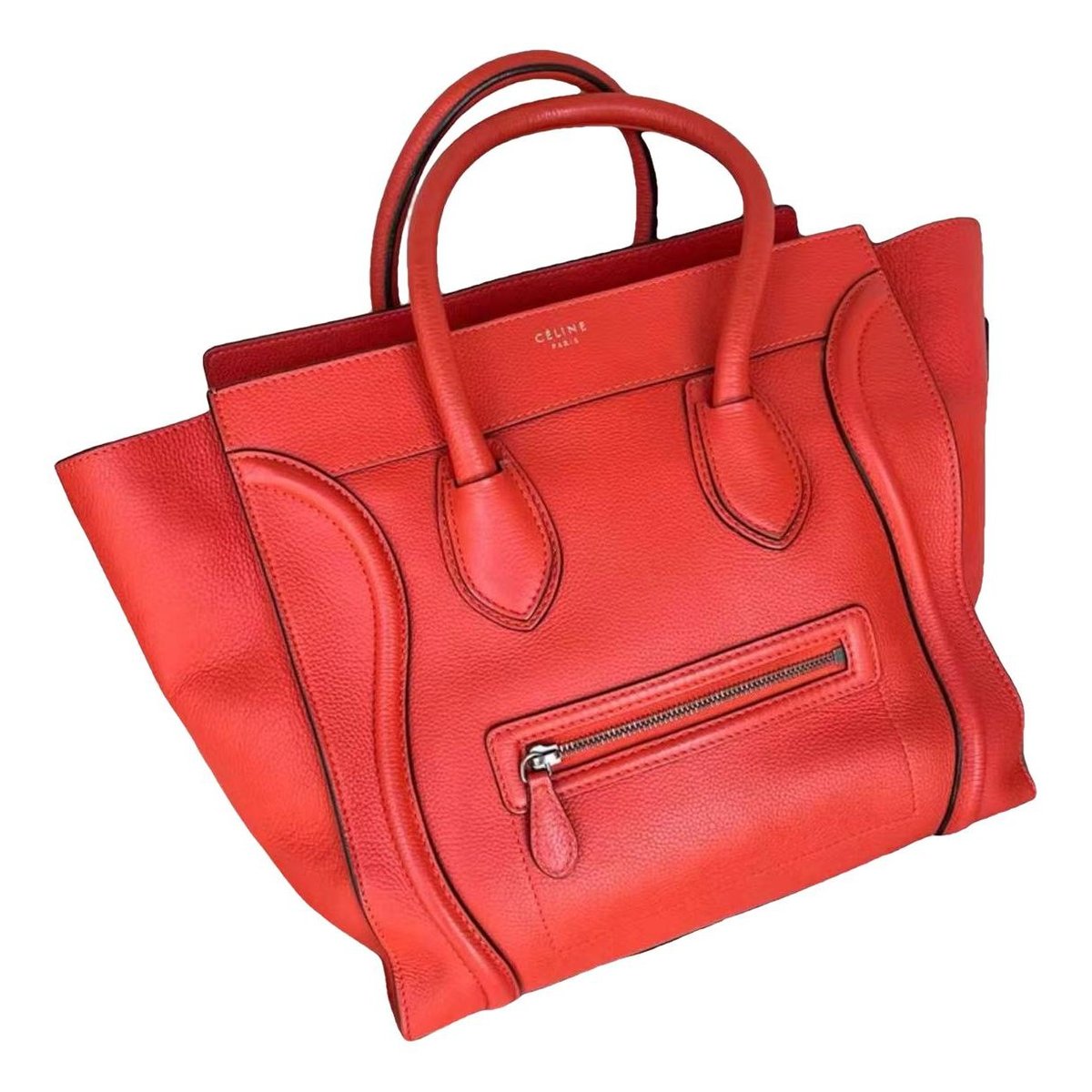 Luggage leather tote