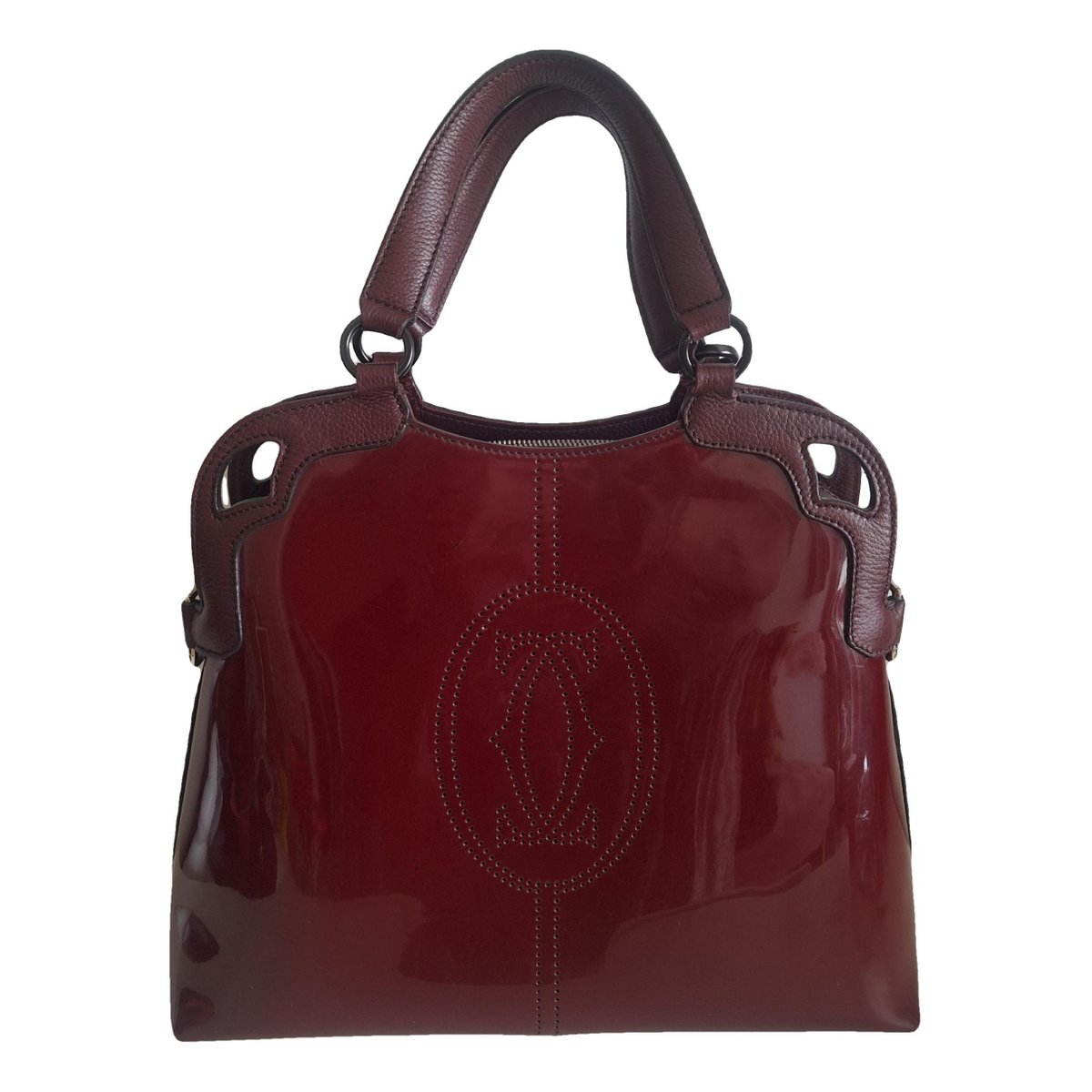 Marcello patent leather tote