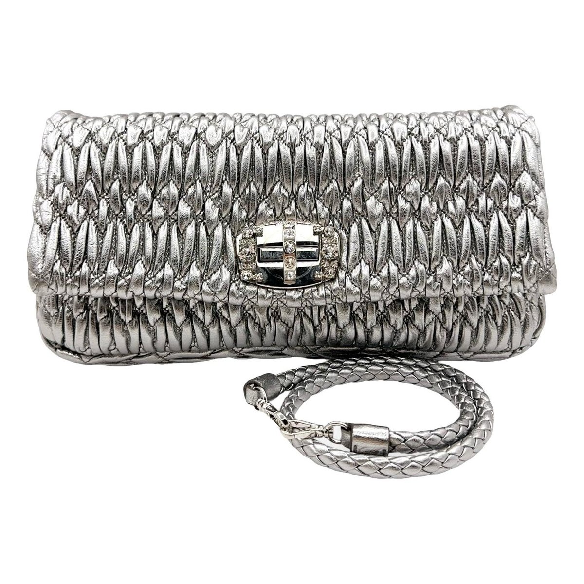 Miu Confidential leather handbag
