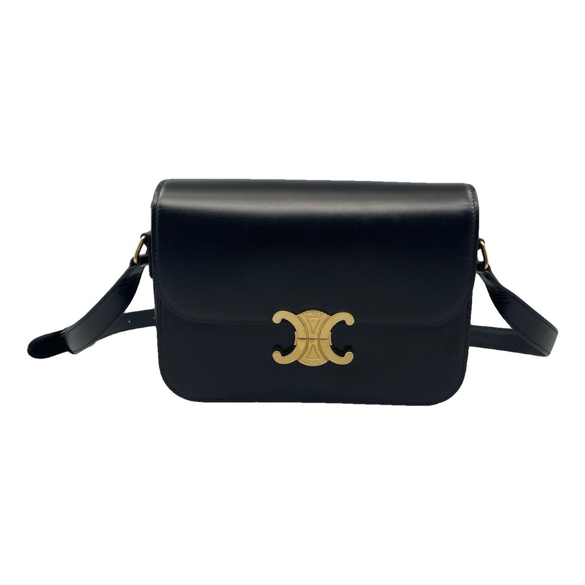 Triomphe leather handbag