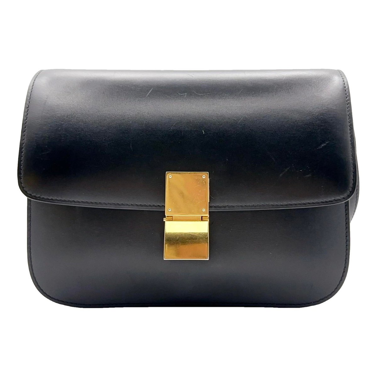 Classic leather crossbody bag