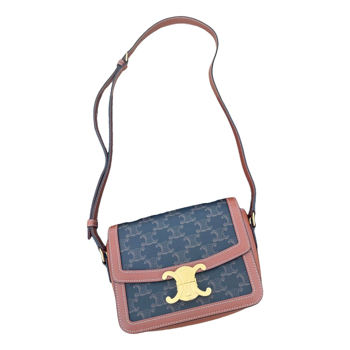 Triomphe leather handbag