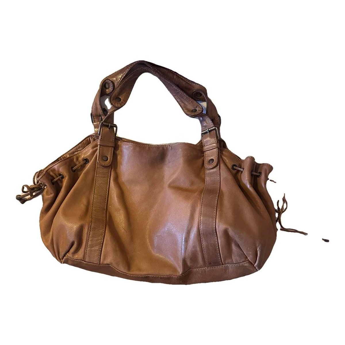 36 H leather handbag