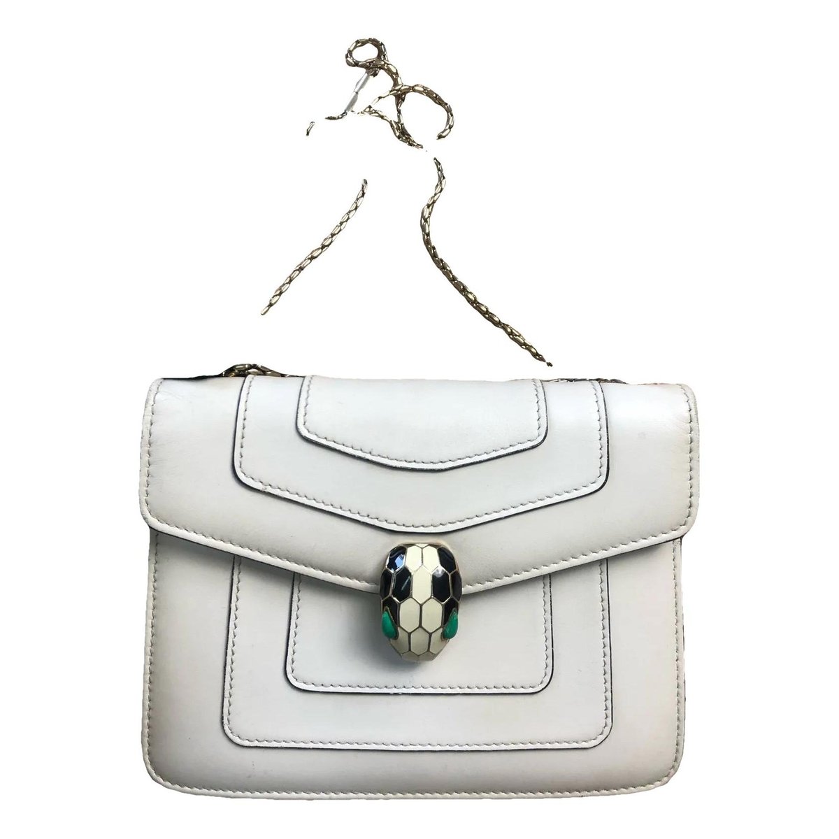 Serpenti leather crossbody bag