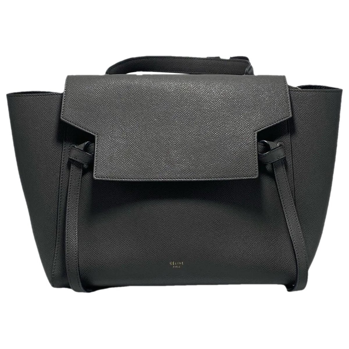 Belt leather handbag