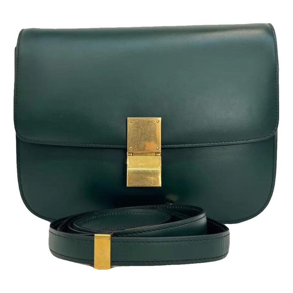 Classic leather crossbody bag