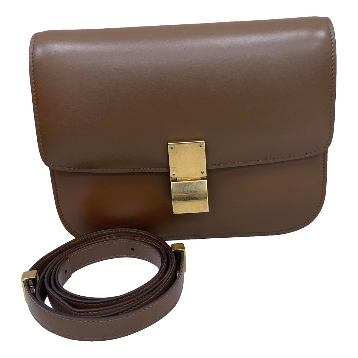 Classic leather handbag