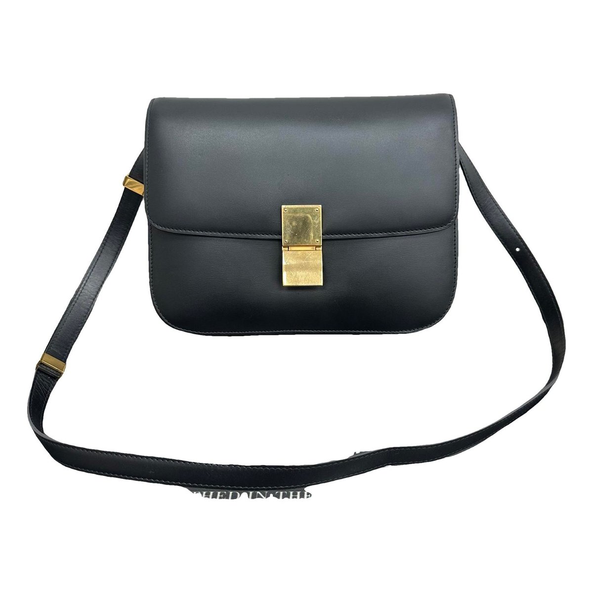 Classic leather crossbody bag