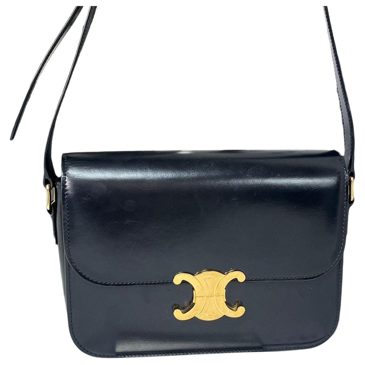 Triomphe leather handbag