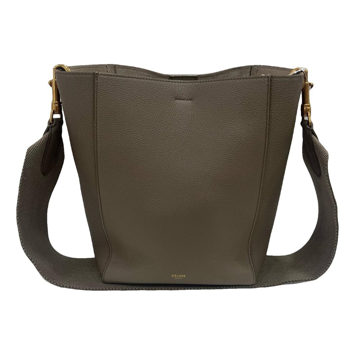 Seau Sangle leather handbag