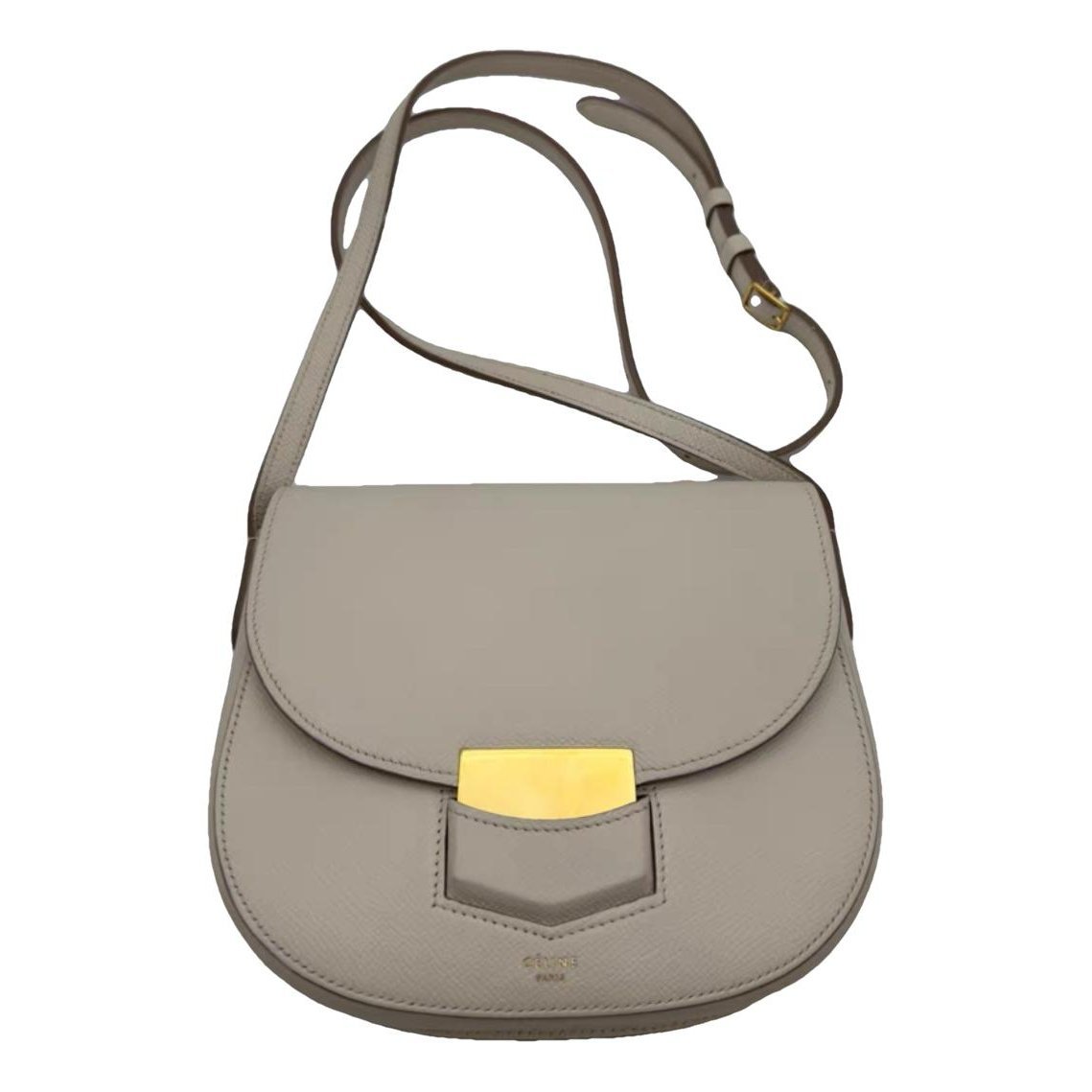 Trotteur leather crossbody bag