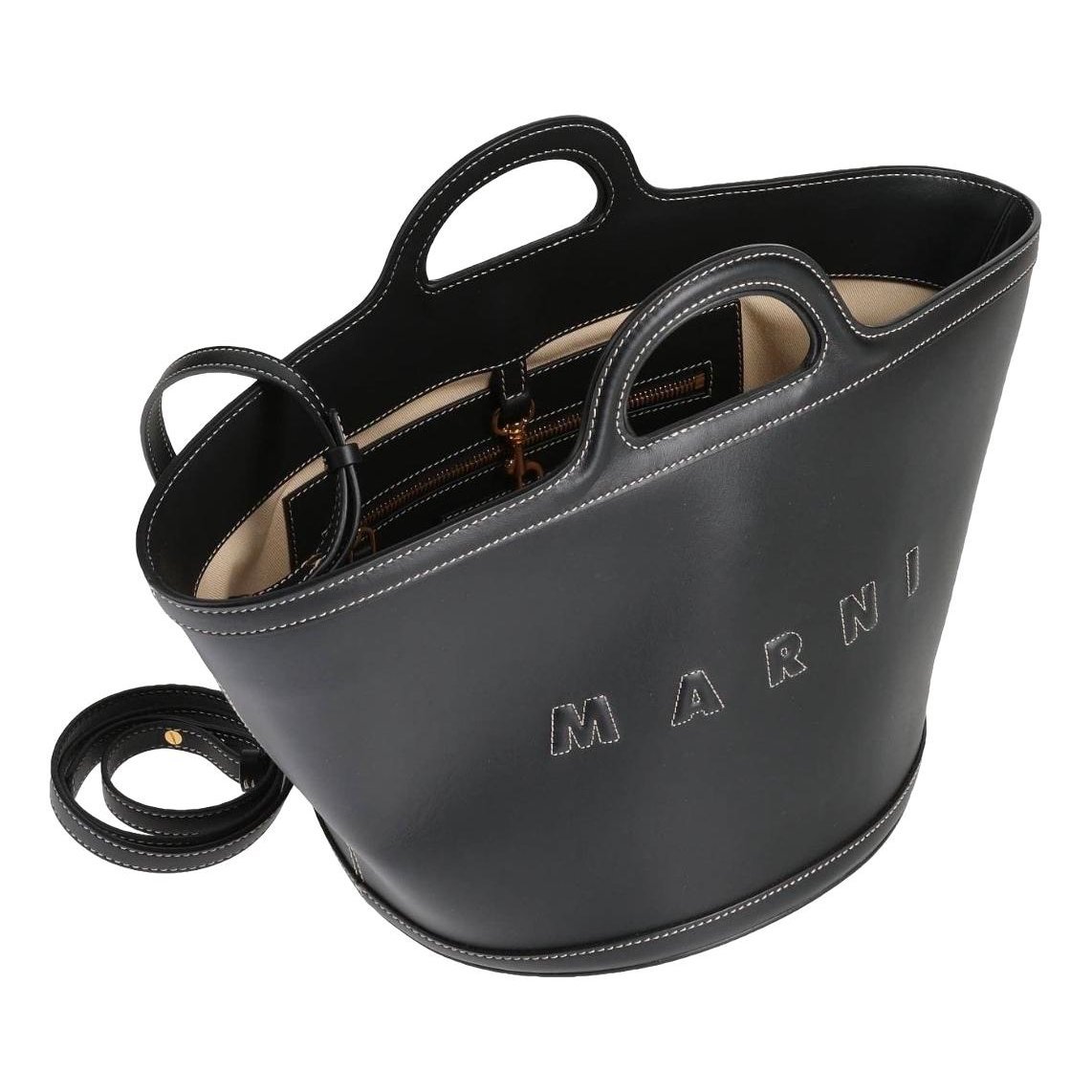 Tropicalia leather handbag