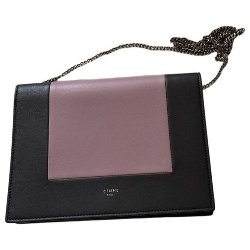 Frame leather crossbody bag