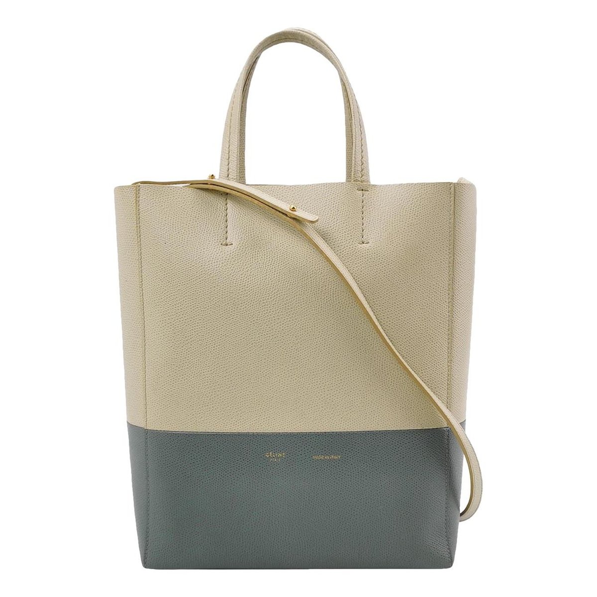 Cabas leather tote