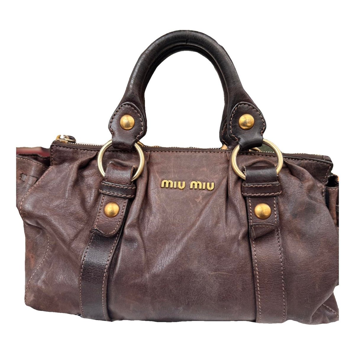 Bow bag pony-style calfskin handbag