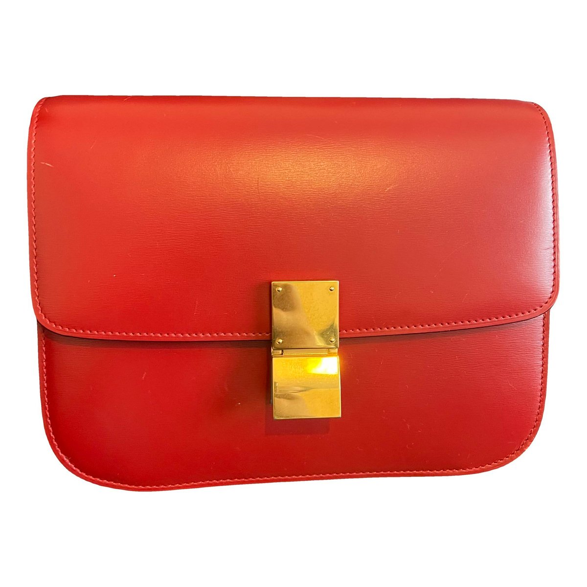 Classic leather crossbody bag