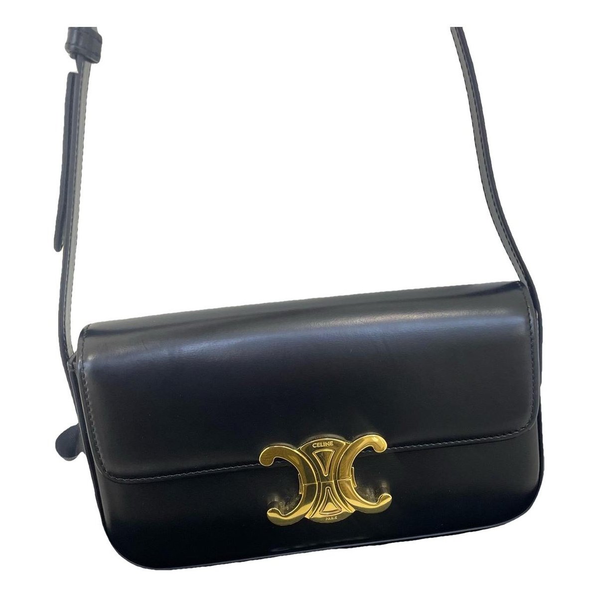 Triomphe Long leather handbag