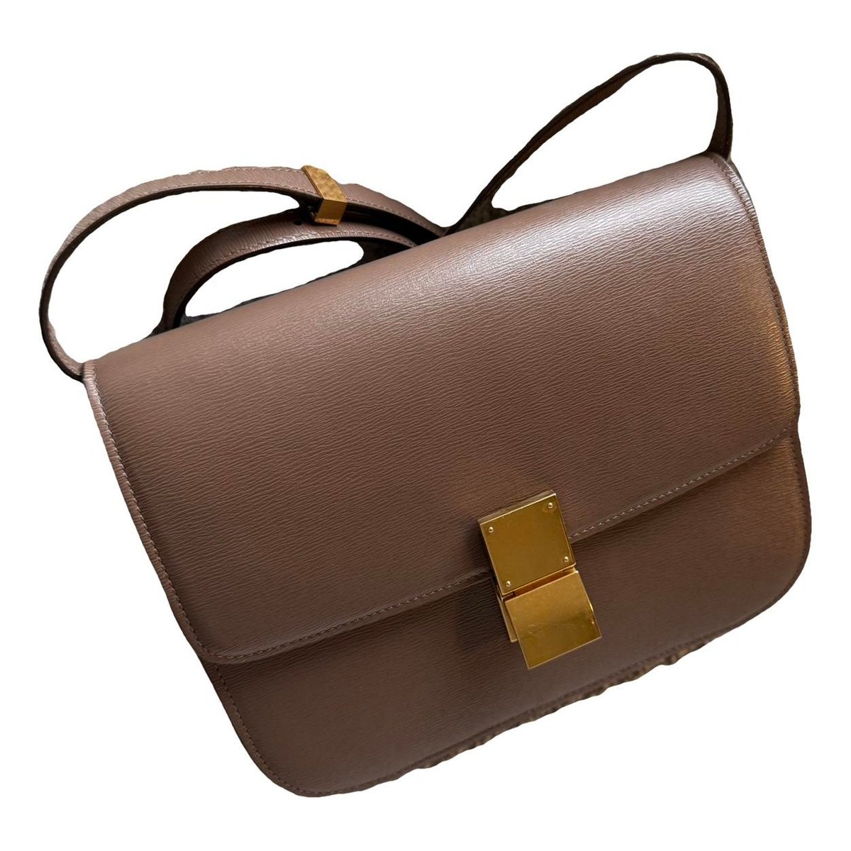 Classic leather crossbody bag