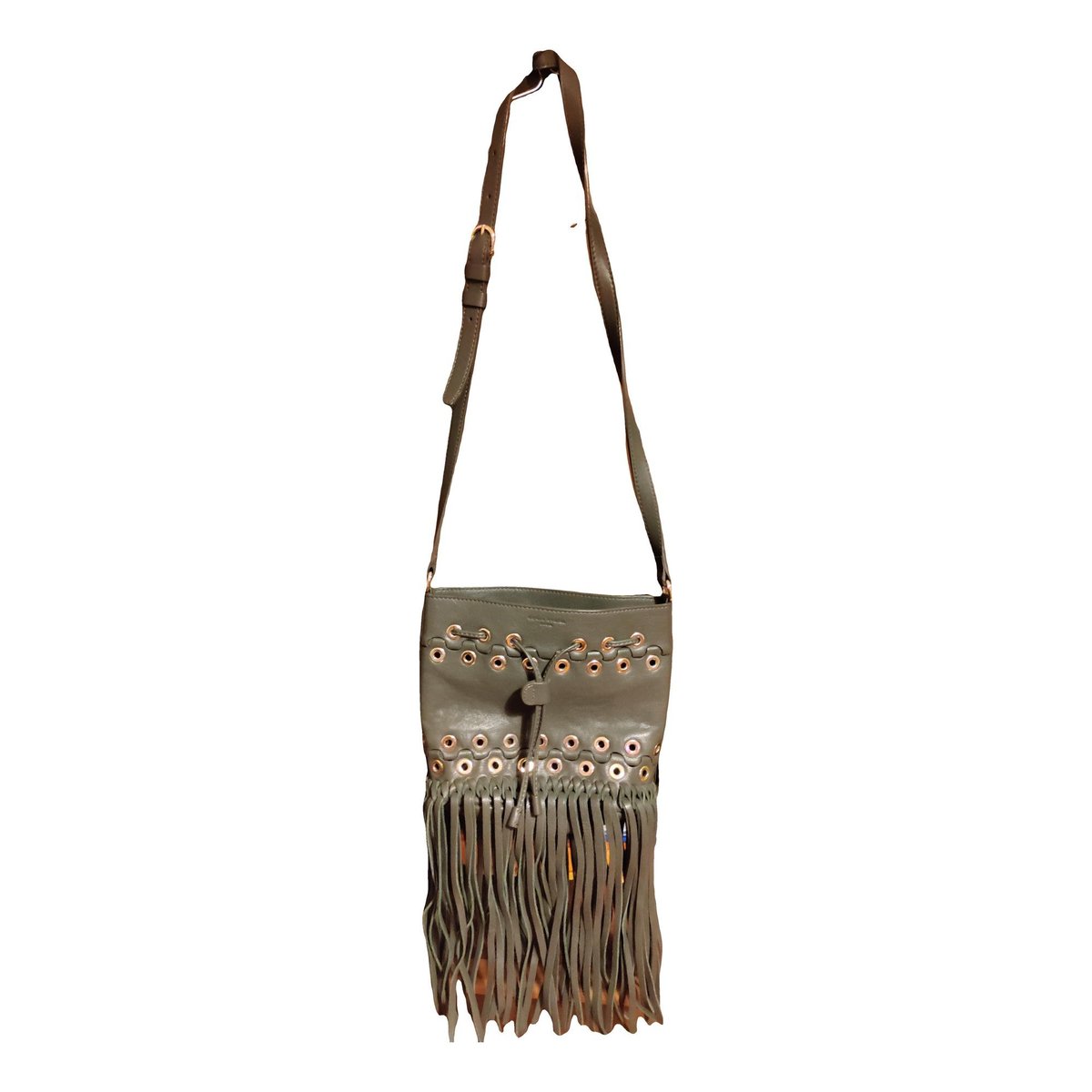 Leather crossbody bag