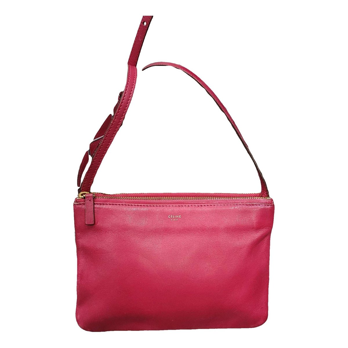 Trio leather crossbody bag