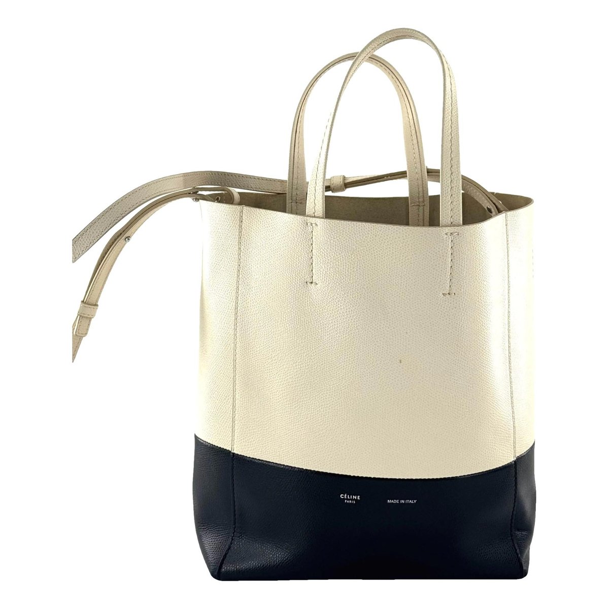 Cabas leather tote