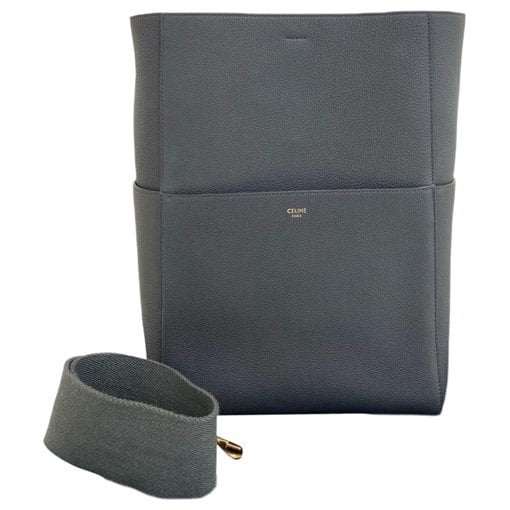 Seau Sangle leather handbag