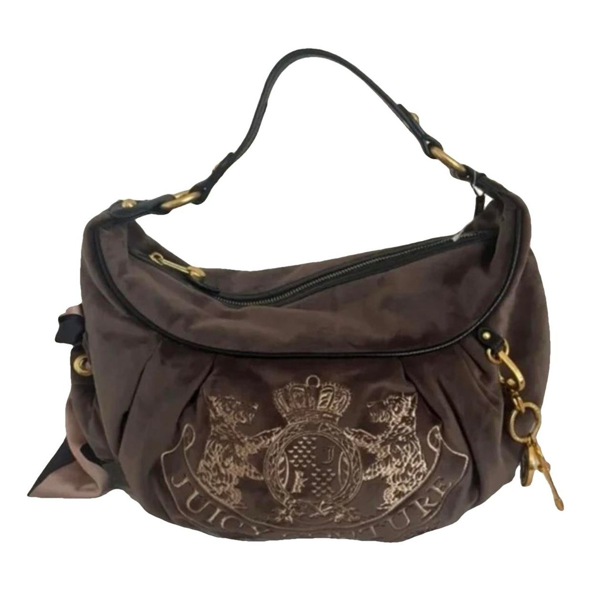Velvet handbag