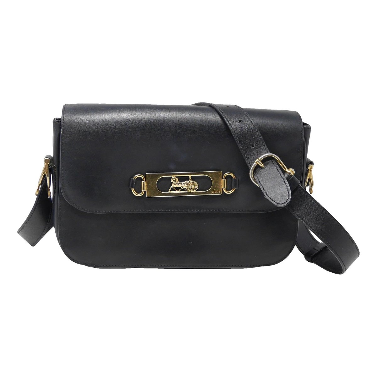 Triomphe Maillon Chain leather crossbody bag