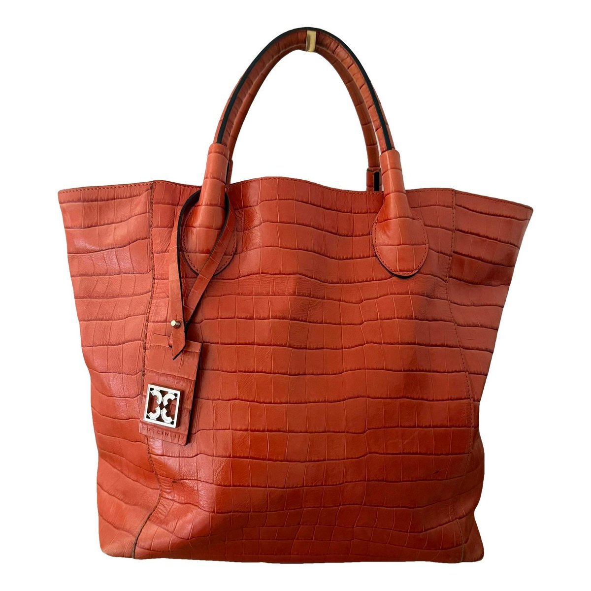 Leather tote