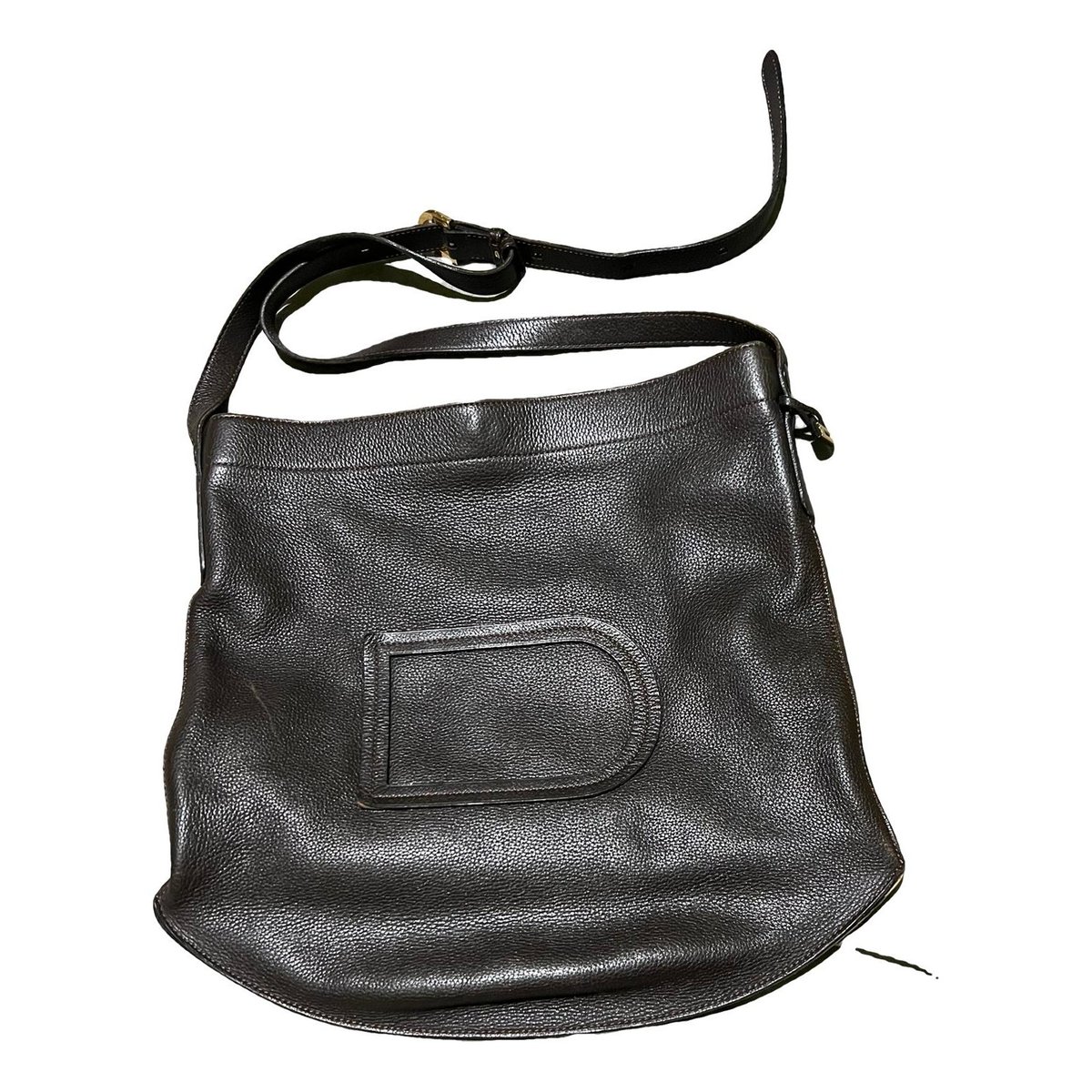Pin leather crossbody bag