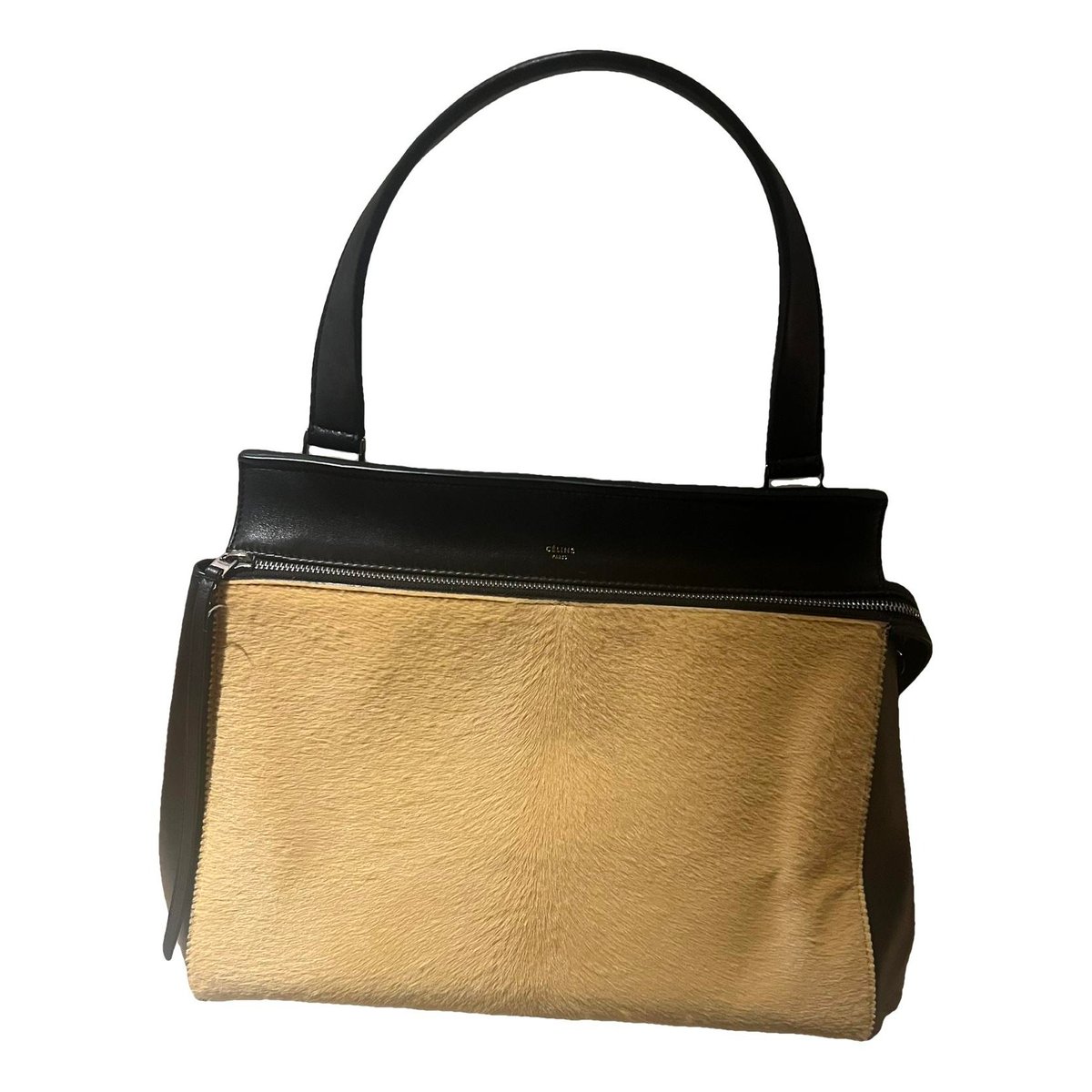 Edge leather handbag