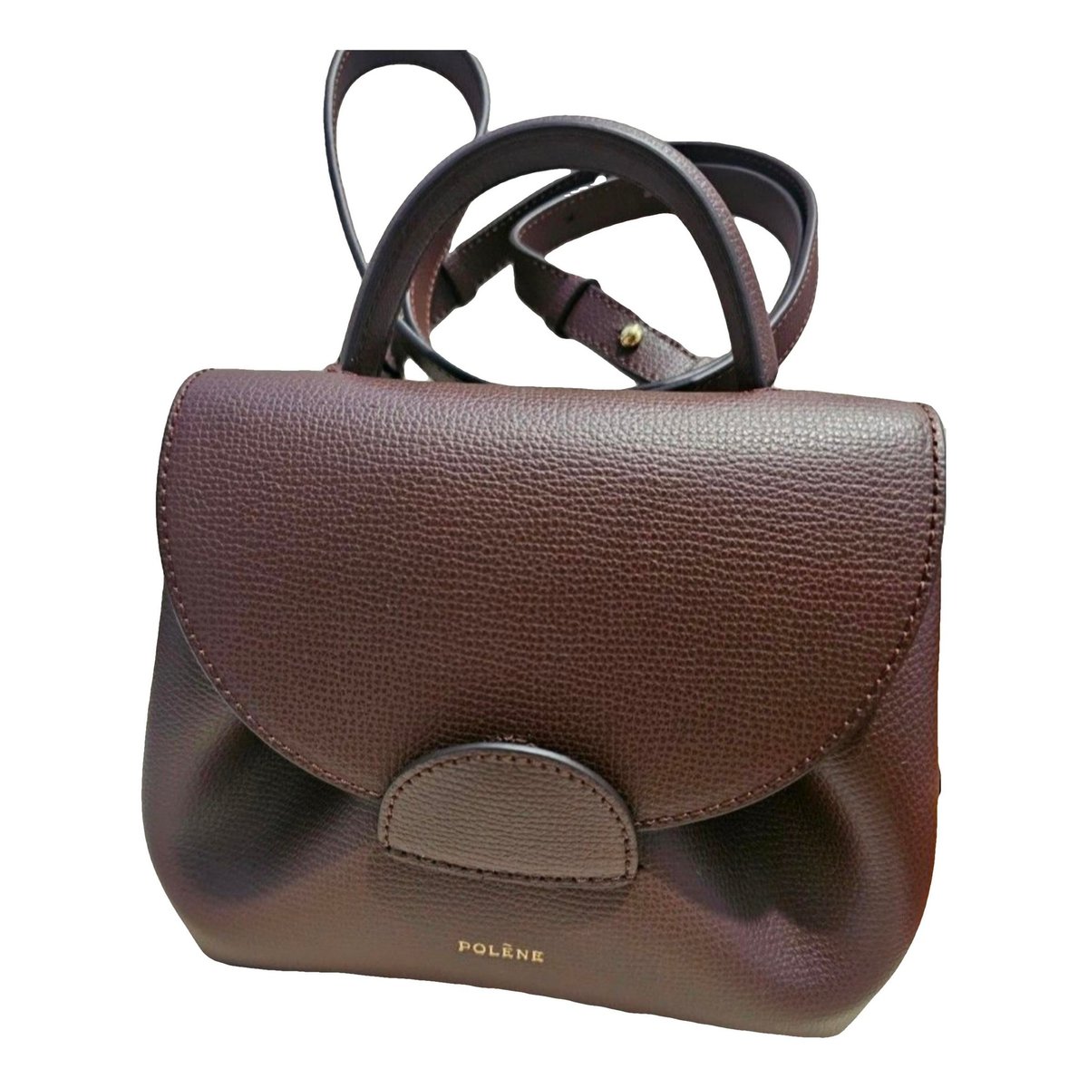 Numéro un leather crossbody bag