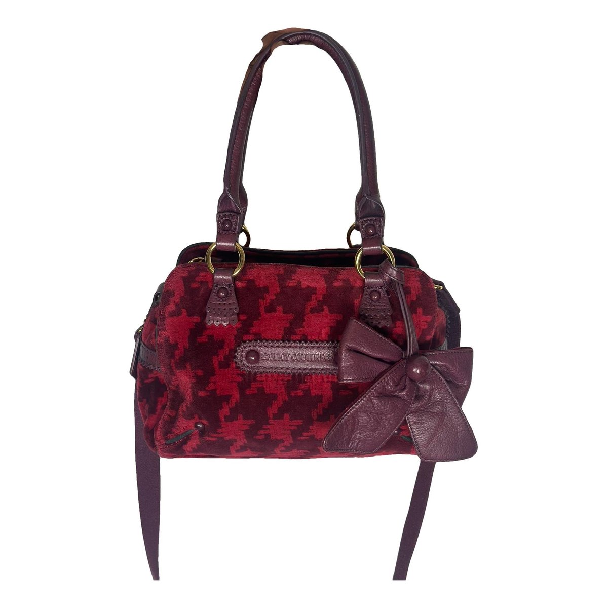 Velvet handbag