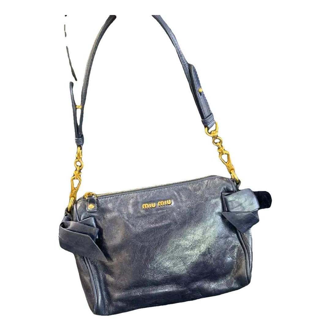 Miu Spirit leather handbag