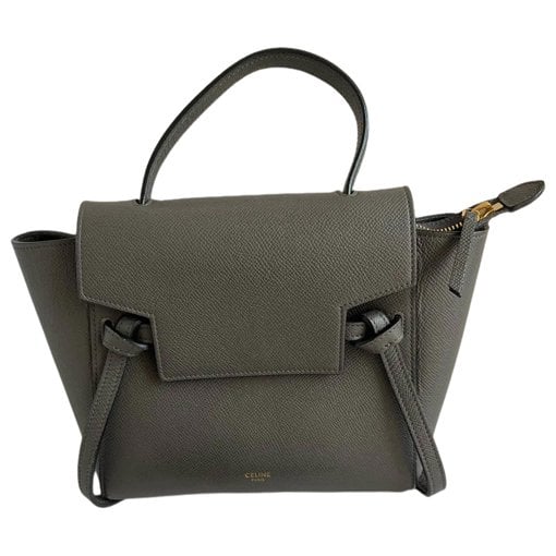Belt leather crossbody bag