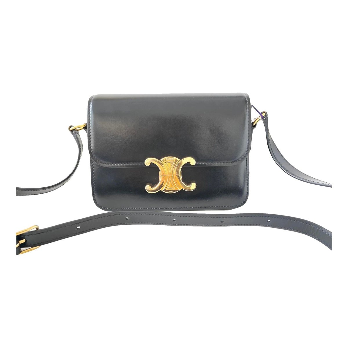 Triomphe leather handbag
