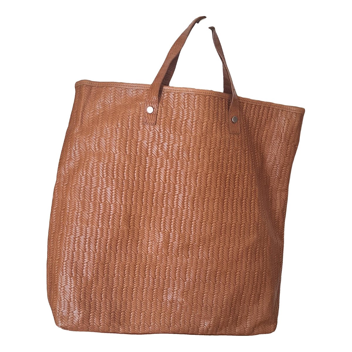 Leather tote