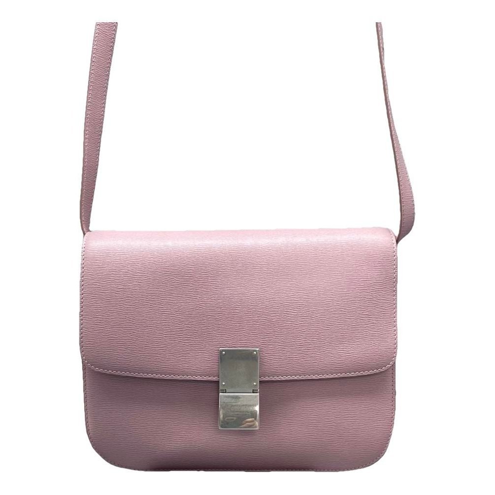 Classic leather crossbody bag