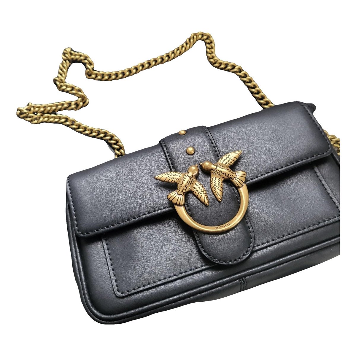 Love Bag leather clutch bag